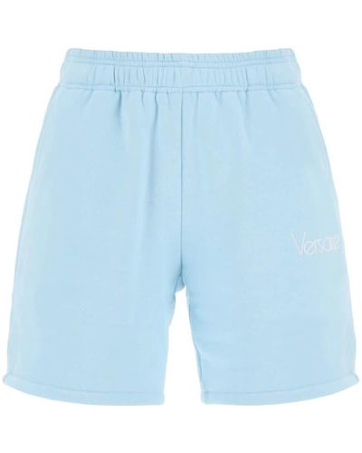 Versace Shorts > casual shorts - Bleu