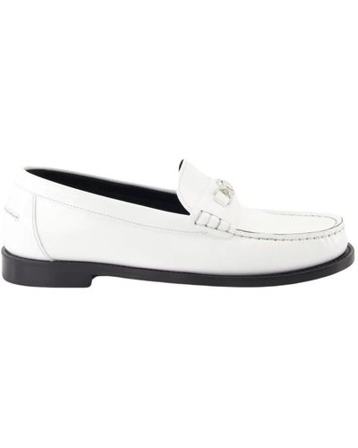 Versace Shoes > flats > loafers - Blanc