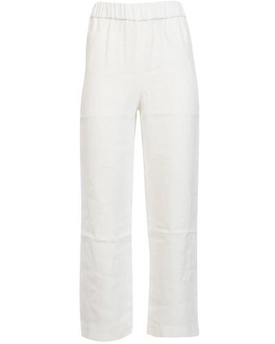 Co. Trousers > straight trousers - Blanc