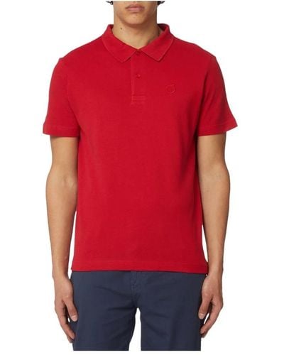Trussardi Polo t-shirt con ricamo greyhound - Rosso