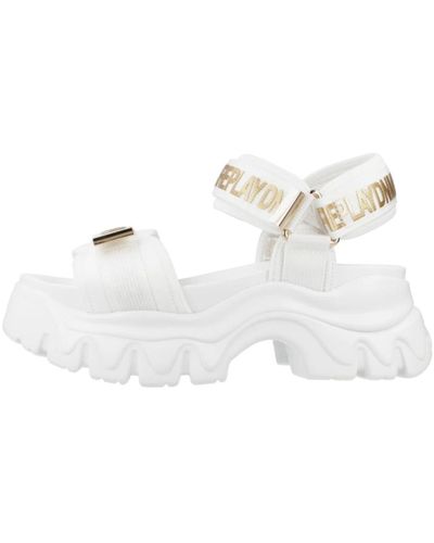 Replay Stilvolle flache sandalen für frauen - Weiß
