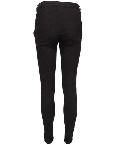 Freequent Slim-Fit Trousers - Black