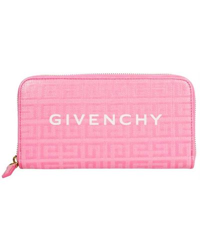 Givenchy Stilvolle all over logo geldbörse - Pink