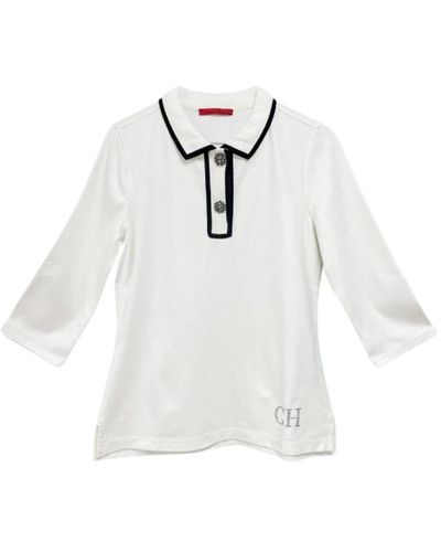 Carolina Herrera Tops > polo shirts - Blanc