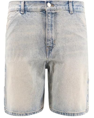 Courreges Denim Shorts - Blue
