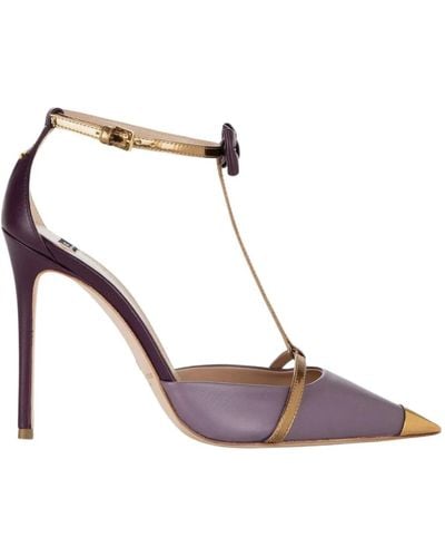 Elisabetta Franchi Shoes > sandals > high heel sandals - Marron