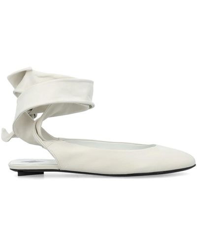 The Attico Shoes > flats > ballerinas - Blanc