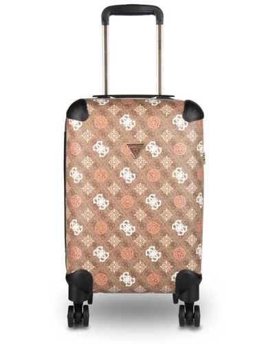 Guess Peony spinner trolley mit schloss - Natur
