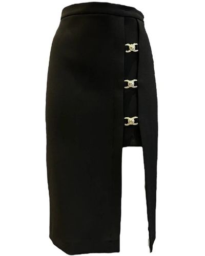 SIMONA CORSELLINI Midi Skirts - Black
