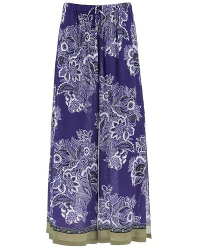 Etro Wide trousers - Azul