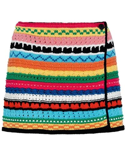 Alanui Crochet skirt - Multicolore