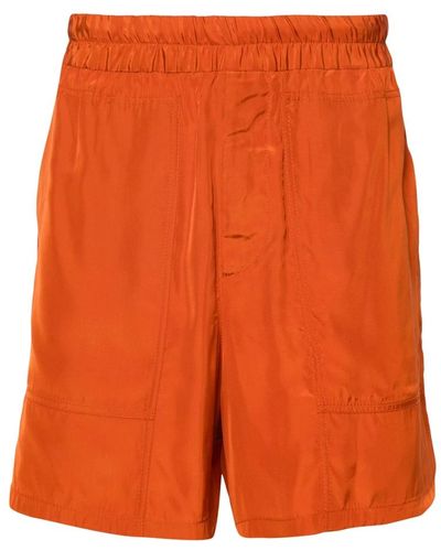 Dries Van Noten Comodi pantaloni pooples - Arancione