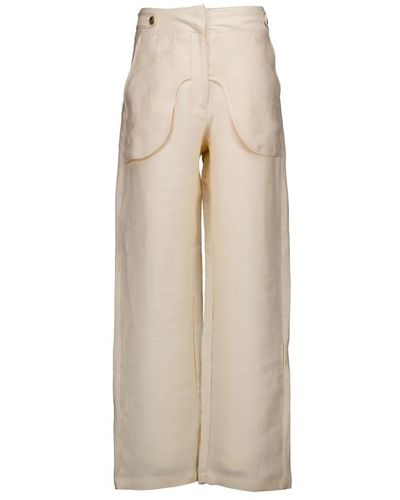 Munthe Trousers > wide trousers - Neutre