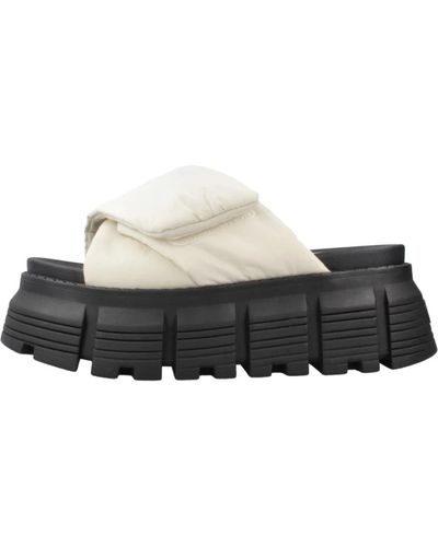 Buffalo Flat sandals - Negro