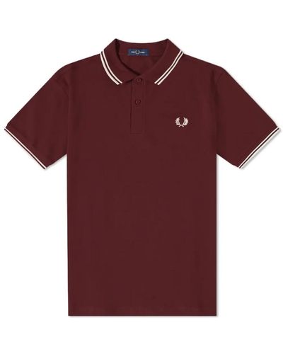 Fred Perry Polo Shirts - Red