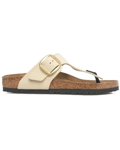 Birkenstock Flip Flops - Natural