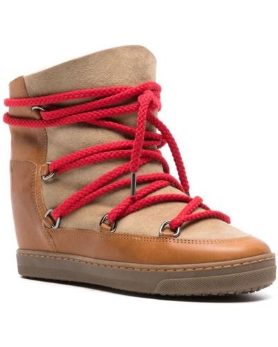 Isabel Marant Winter Boots - Red