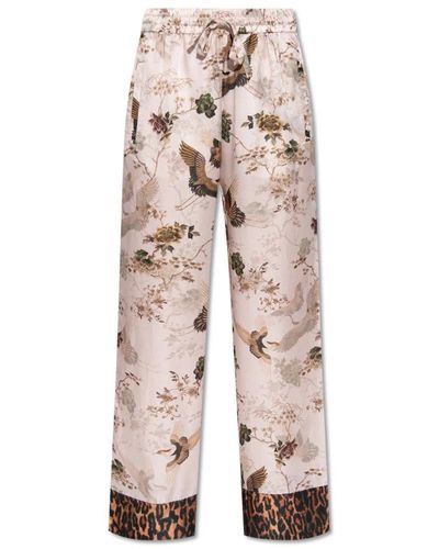 AllSaints Pantaloni in raso - Rosa