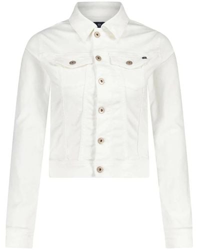 AG Jeans Denim Jackets - White