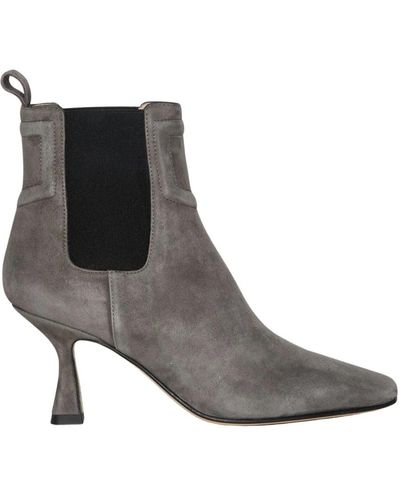 Pomme D'or Heeled Boots - Grey