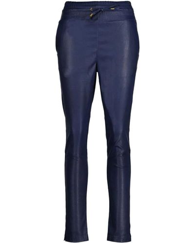 Ibana Slim-Fit Trousers - Blue