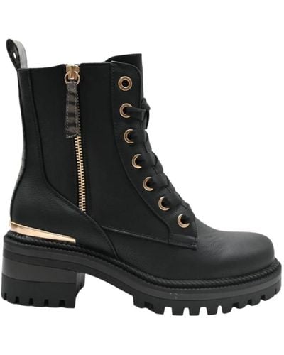 Wrangler Lace-Up Boots - Black