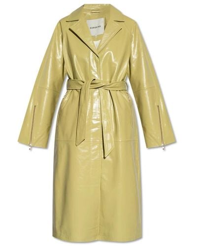 Birgitte Herskind 'puch' chaqueta de cuero - Amarillo