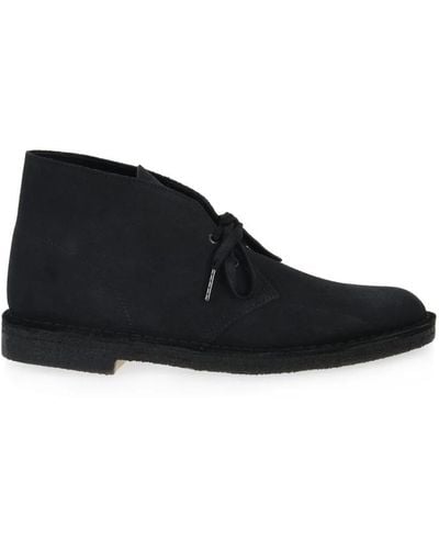 Clarks Lace-Up Boots - Black