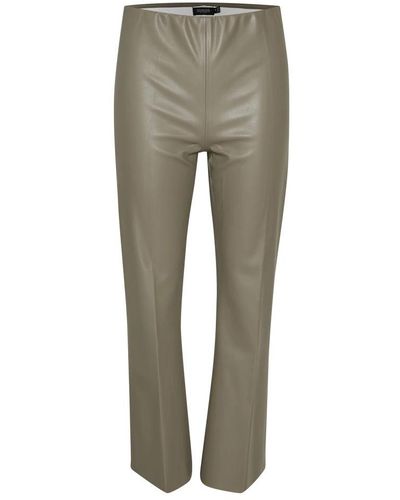 Soaked In Luxury Wide Trousers - Grey