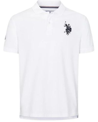 U.S. POLO ASSN. Maxi logo polo shirt - Weiß