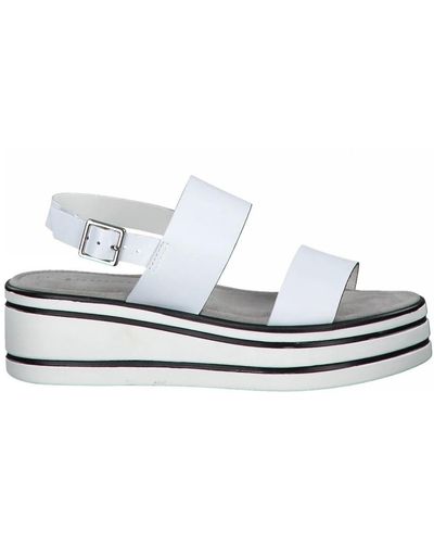 Tamaris Elegantes sandalias planas blancas es - Blanco