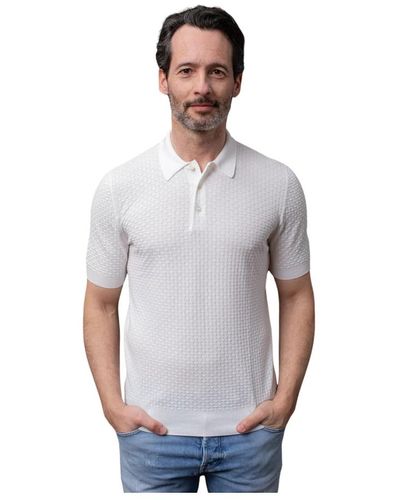 Tagliatore Weiße t-shirts und polos - Grau