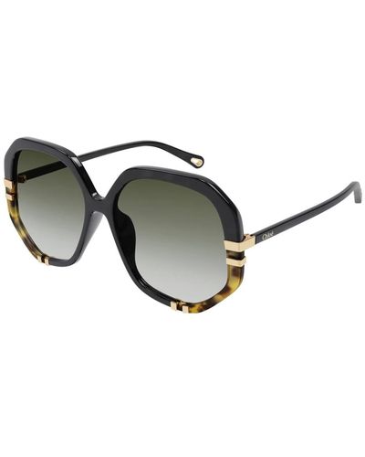 Chloé Schwarze/grüne sonnenbrille,ch0105s 006 sunglasses,schwarze sonnenbrille,ch0105s 007 sunglasses