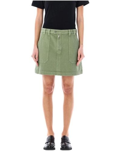 A.P.C. Short Skirts - Green