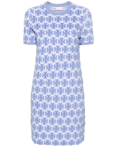 Tory Burch Short Dresses - Blue