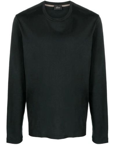 Brioni Long sleeve tops - Schwarz