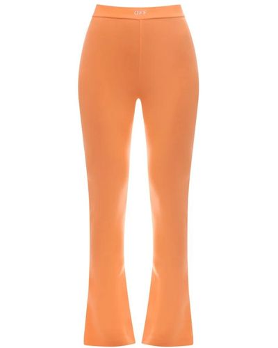Off-White c/o Virgil Abloh Wide Trousers - Orange