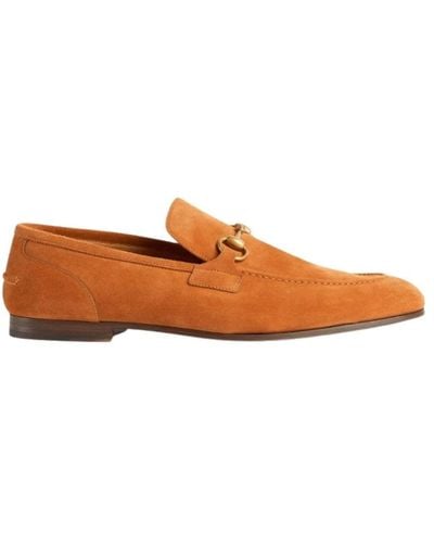 Gucci Jordaan wildleder-loafers braun