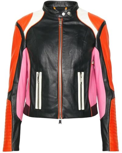 BOSS Jackets > leather jackets - Rouge