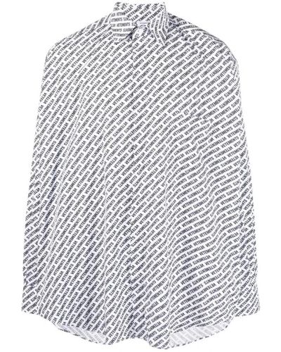 Vetements Casual shirts - Grau