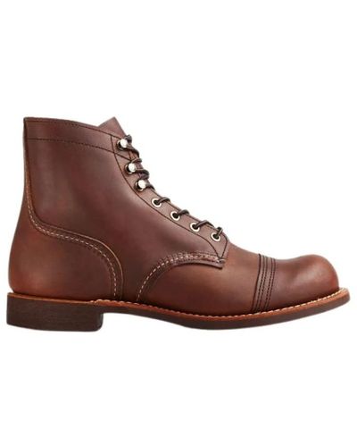 Red Wing Iron ranger stiefel - amber harness - Braun