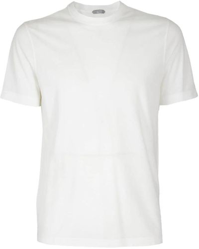 Zanone T shirt mc slim fit ice cotton - Bianco