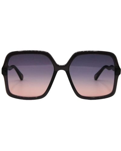 Chloé Vintage oversized occhiali da sole quadrati - Viola