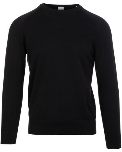 Aspesi Round-Neck Knitwear - Black