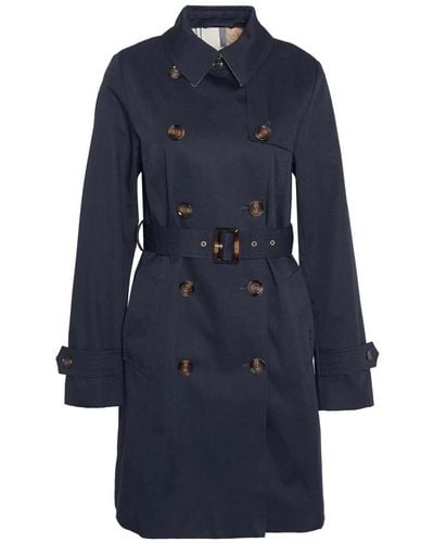 Barbour Overcoat & Trench Coat - Blue