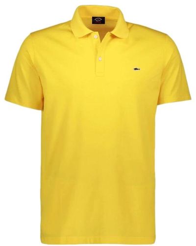 Paul & Shark Polo Shirts - Yellow