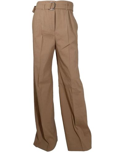 BOSS Wide Trousers - Brown