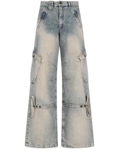Egonlab Jeans > wide jeans - Gris