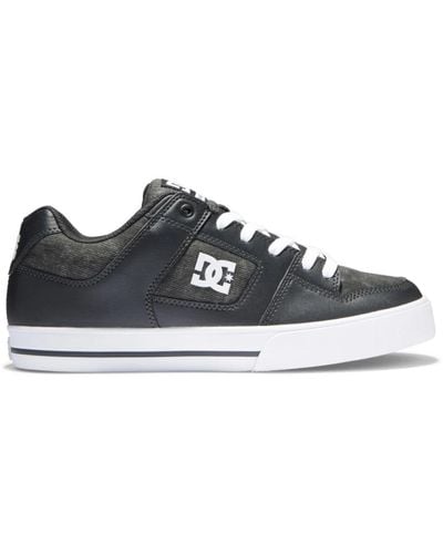 DC Shoes Pure se sn sneakers in pelle - Nero