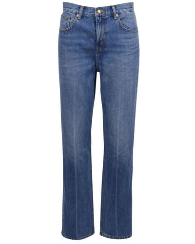 Tory Burch Straight Jeans - Blue